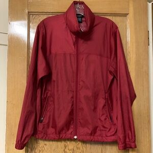 LL Bean Windbreaker Jacket with Stowaway Hood Men's Size Medium